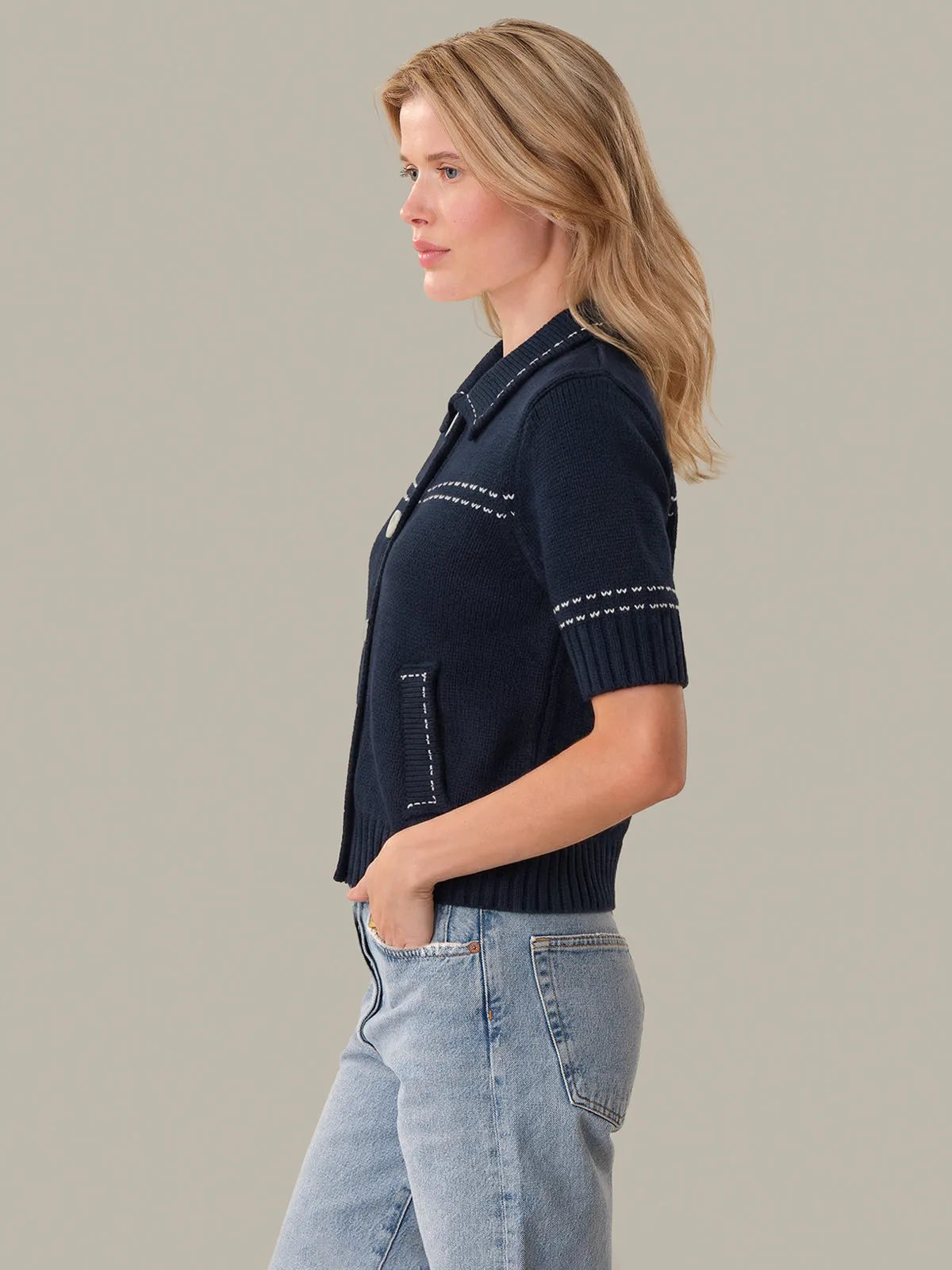 Peyton: Chunky Knit Cardigan sold by 525 America product image thumbnail 2