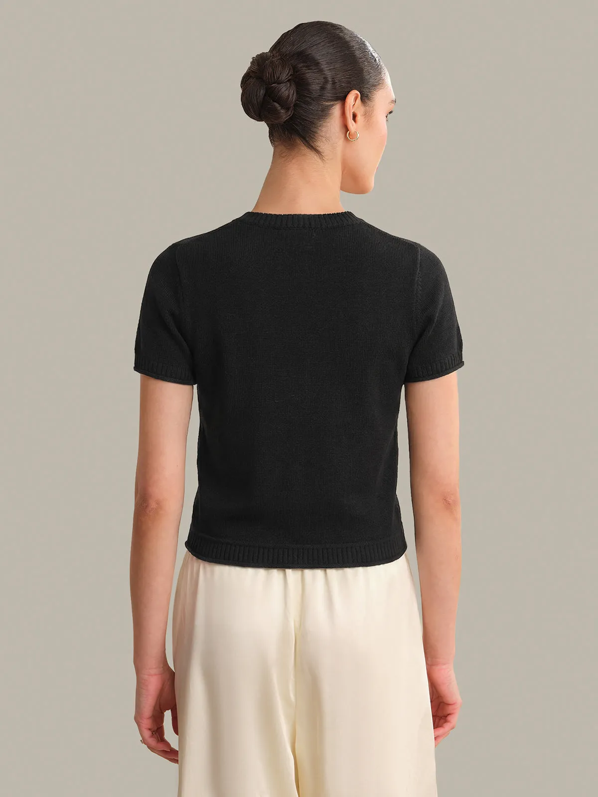Fiona: Classic Cotton Short Sleeve Tee sold by 525 America product image thumbnail 3