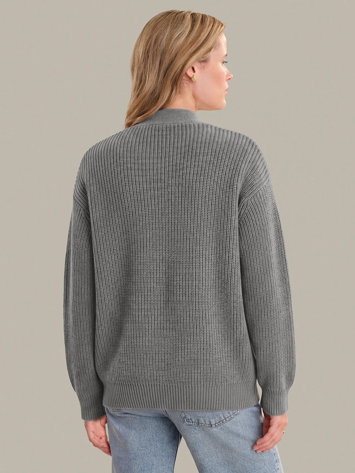 Emilia: Cotton Cocoon Cardigan sold by 525 America product image thumbnail 3