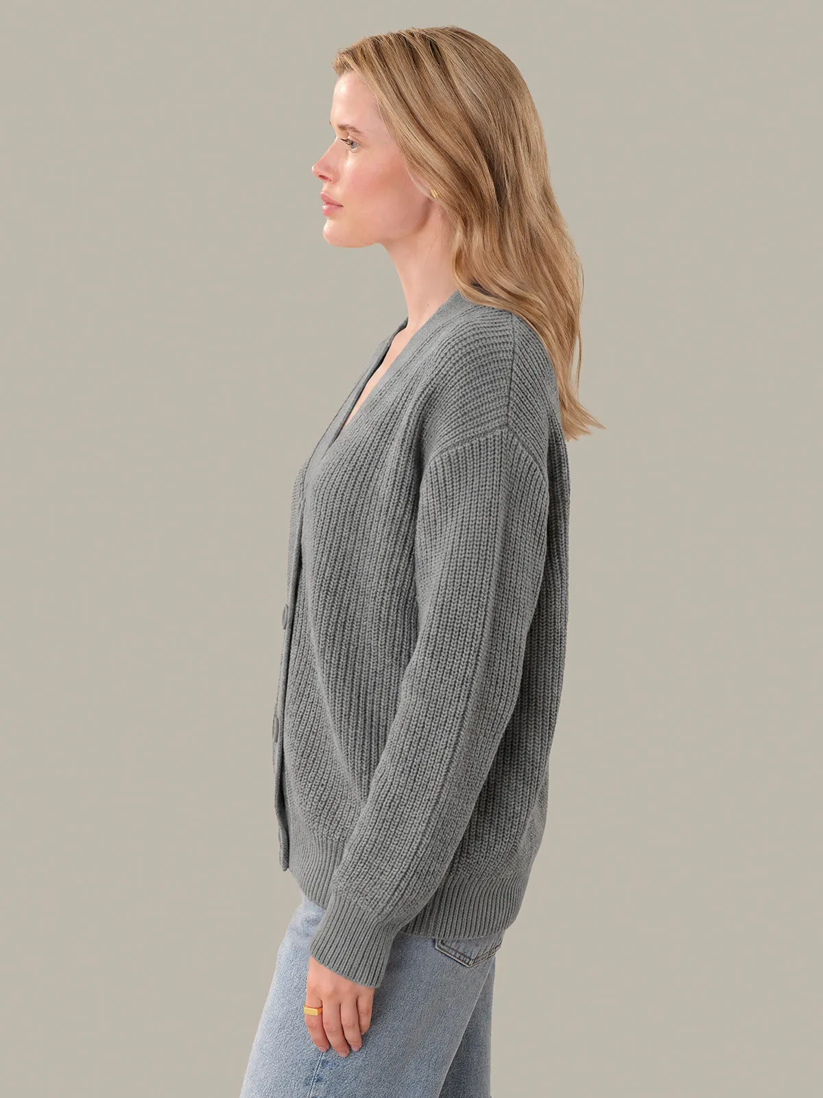 Emilia: Cotton Cocoon Cardigan sold by 525 America product image thumbnail 2