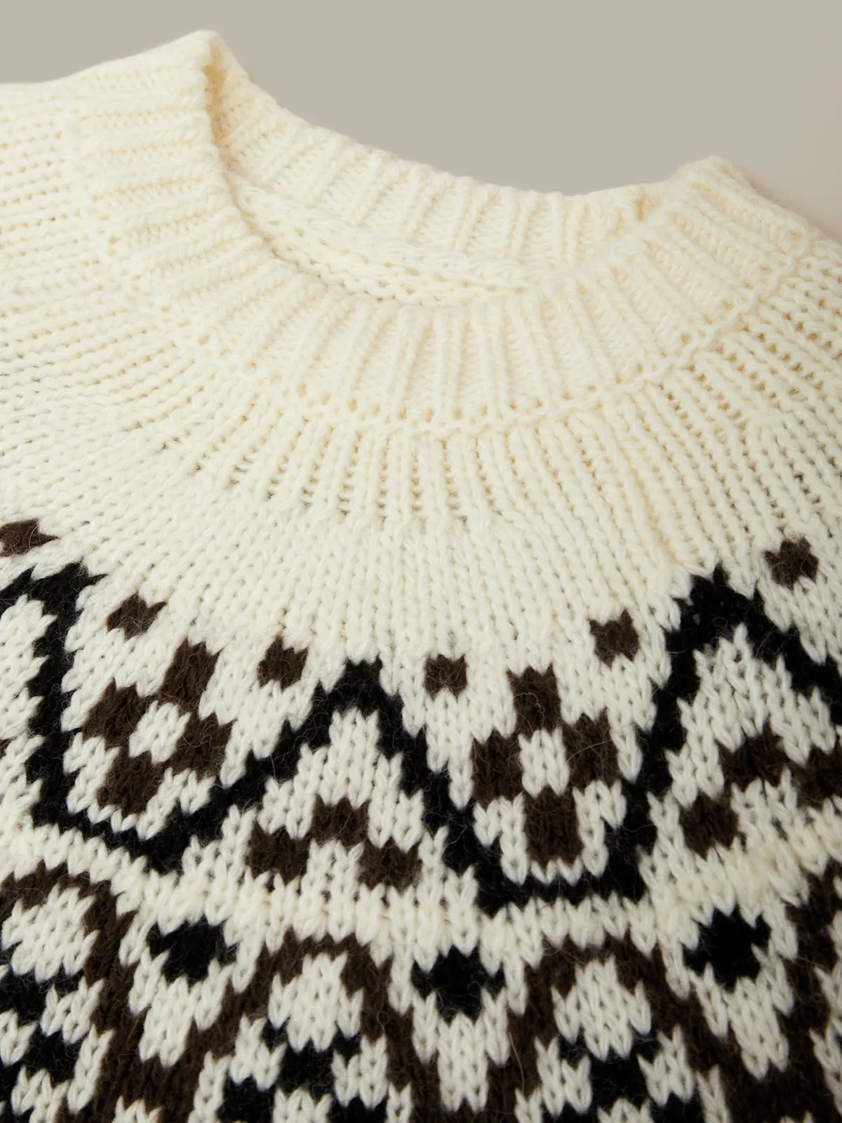 Ines: Fair Isle Crewneck Sweater sold by 525 America product image thumbnail 4