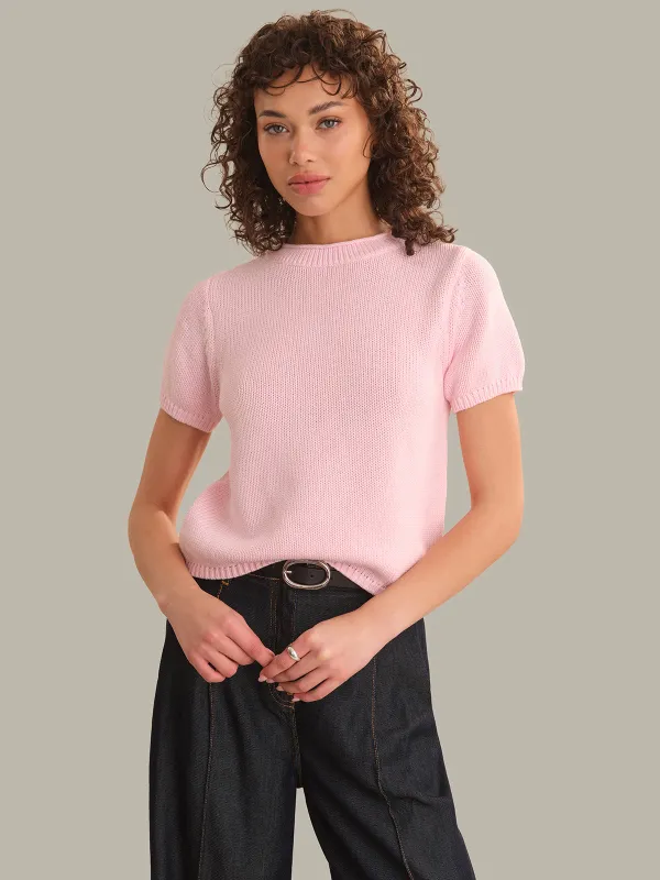 Banks Rolled Edge Sweater Tee made by 525 America