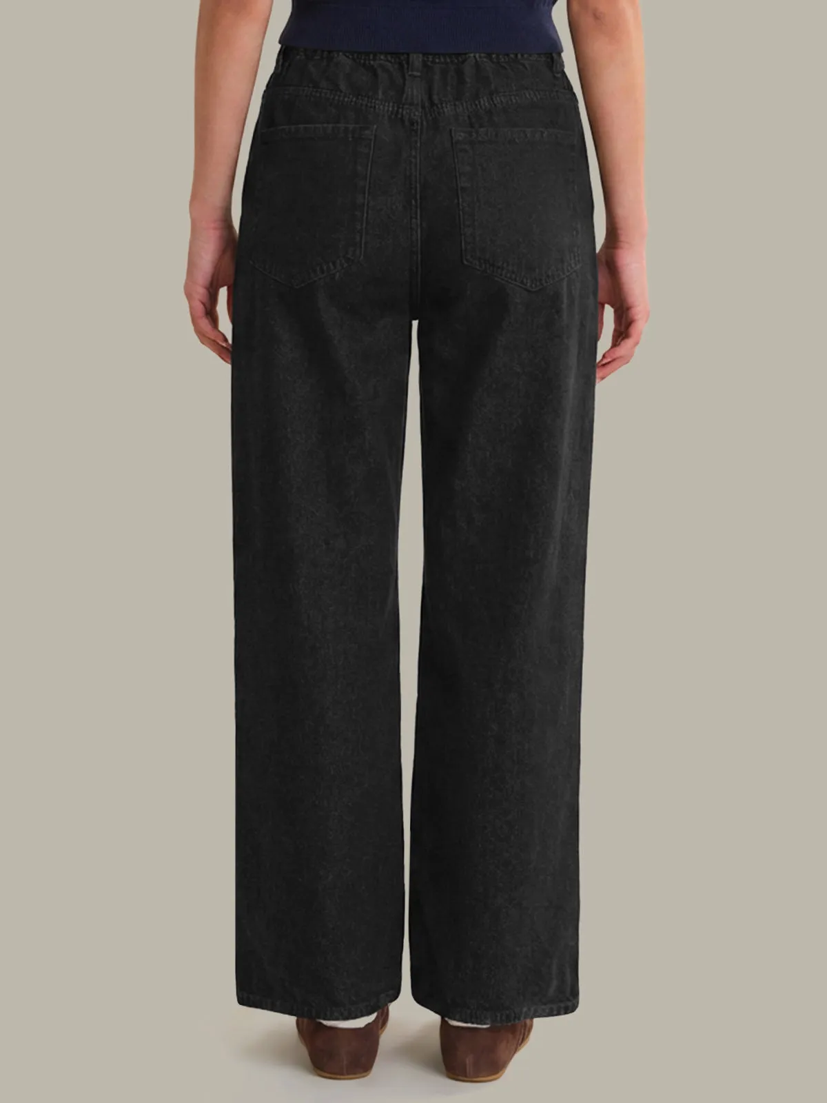 Bea: Wide Leg Denim Pants sold by 525 America product image thumbnail 3
