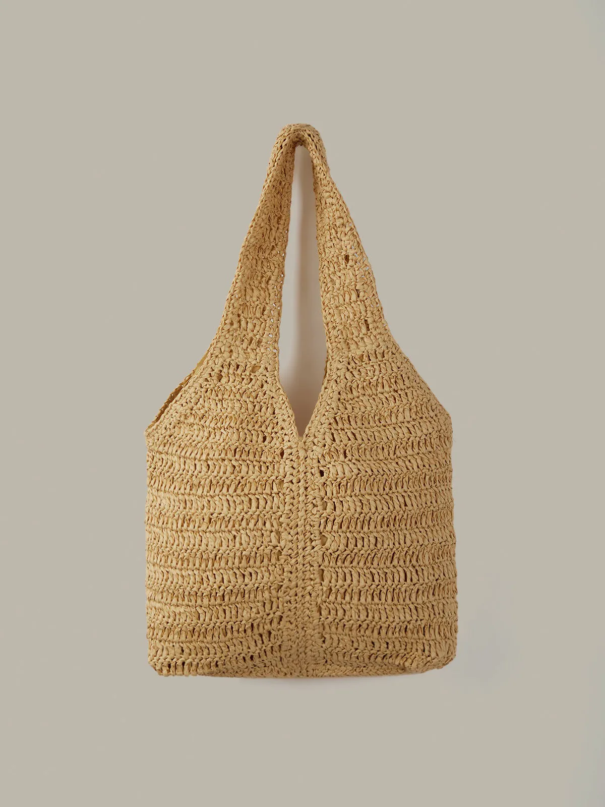 The Lola: Woven Straw Tote Bag sold by 525 America product image thumbnail 2