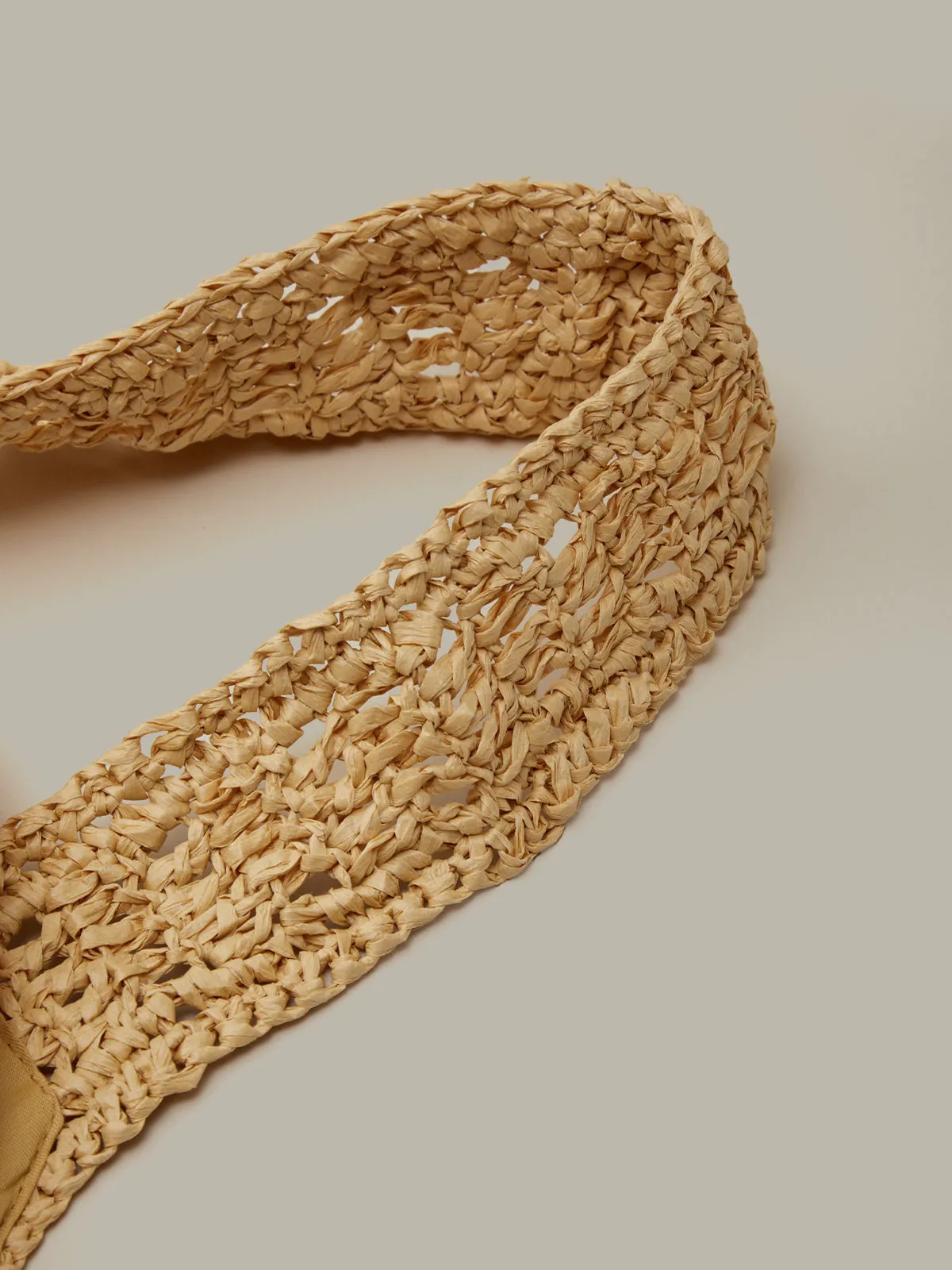The Lola: Woven Straw Tote Bag sold by 525 America product image thumbnail 4
