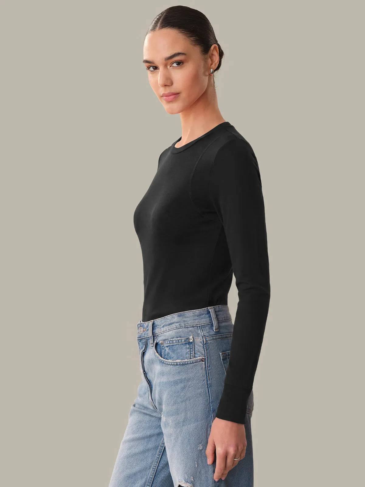 Carolina: Slim Fit Long Sleeve Top sold by 525 America product image thumbnail 2