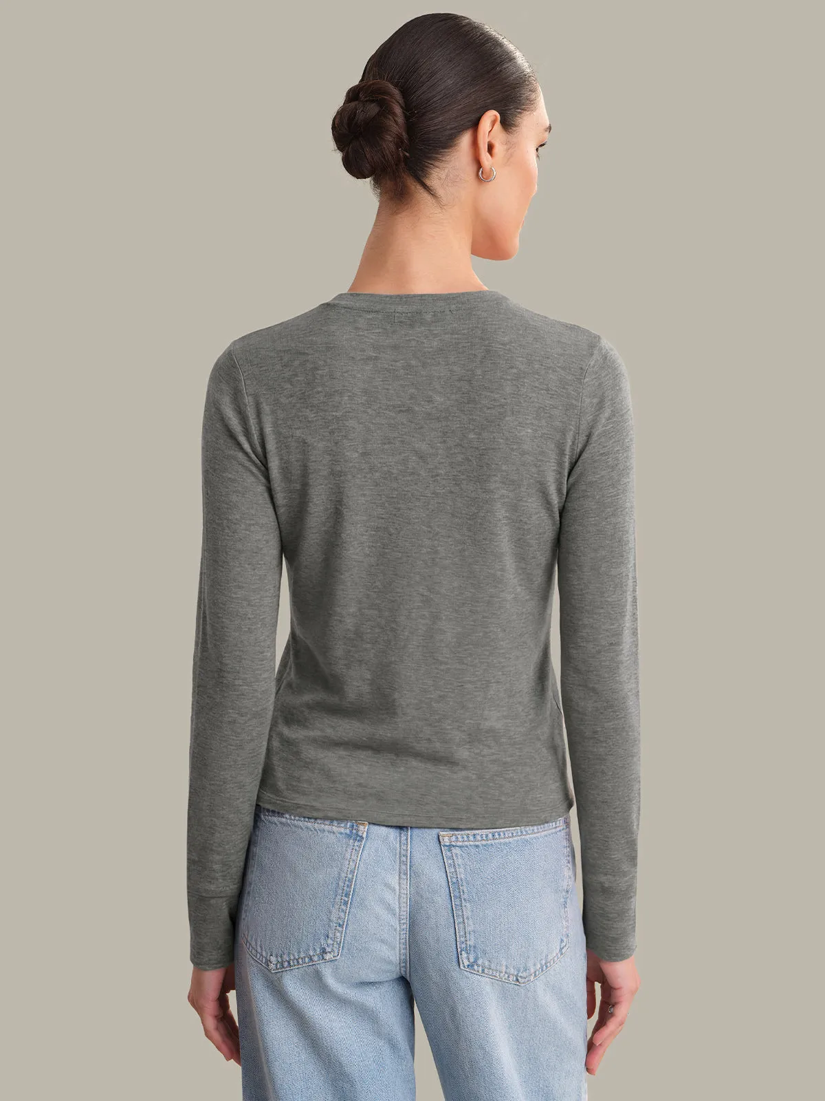Carolina: Slim Fit Long Sleeve Top sold by 525 America product image thumbnail 3