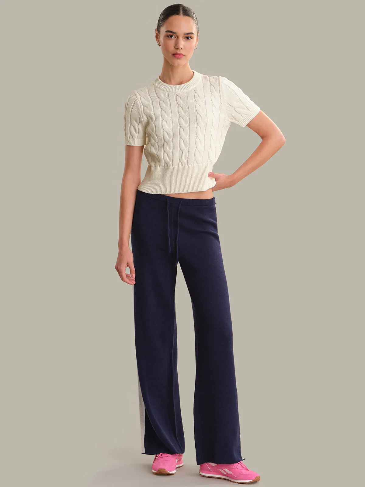 Clara: Cable Knit Pullover sold by 525 America product image thumbnail 4