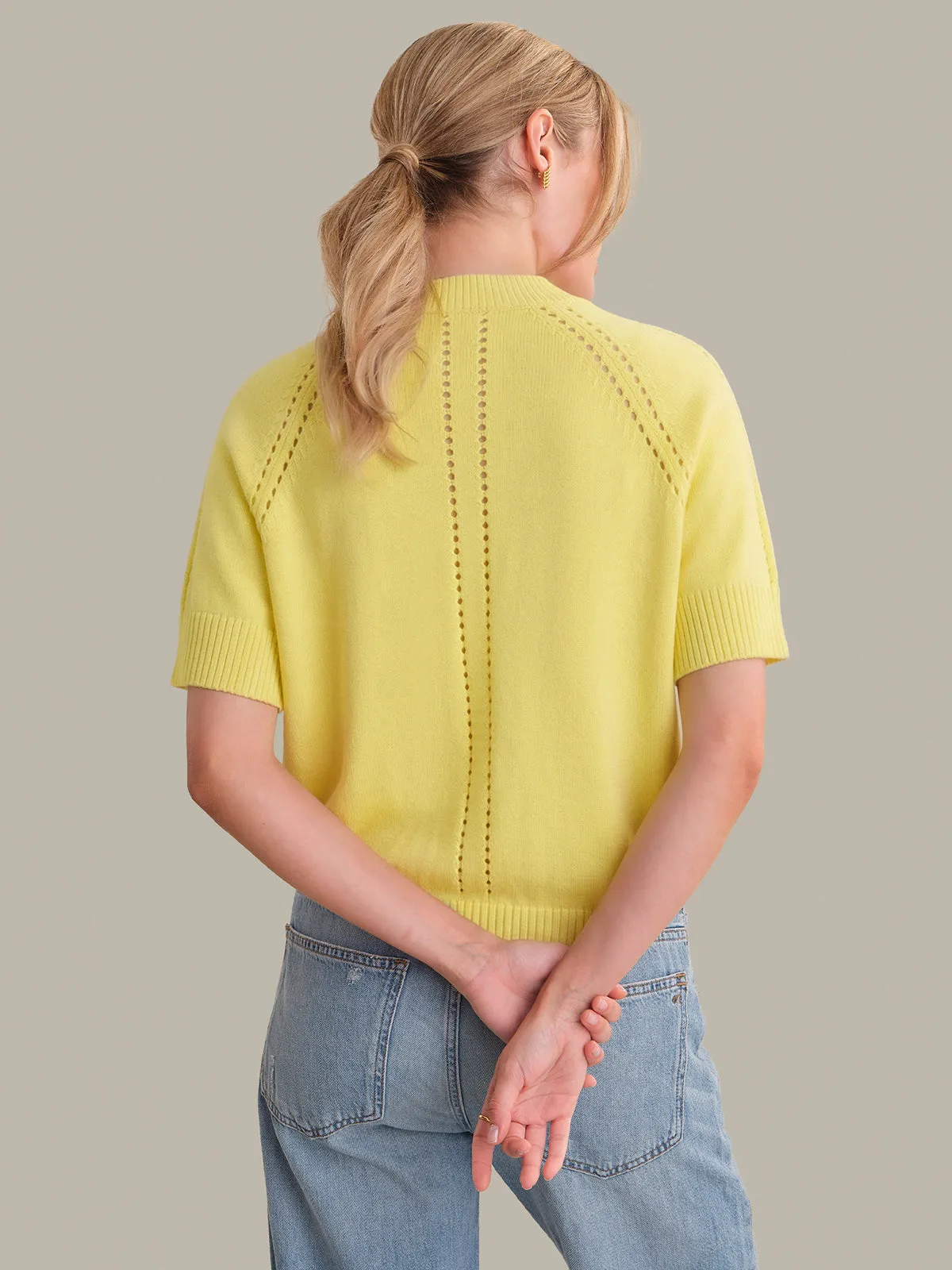 Melody: Cotton Button Down Cardigan sold by 525 America product image thumbnail 3