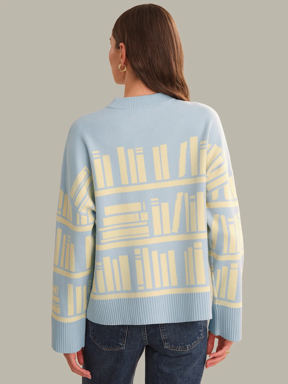 Ciara Bookshelf Sweater sold by 525 America product image thumbnail 3