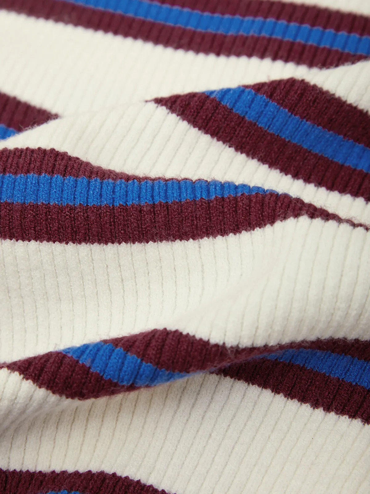 Imogen Rib Stripe Fitted Polo sold by 525 America product image thumbnail 5
