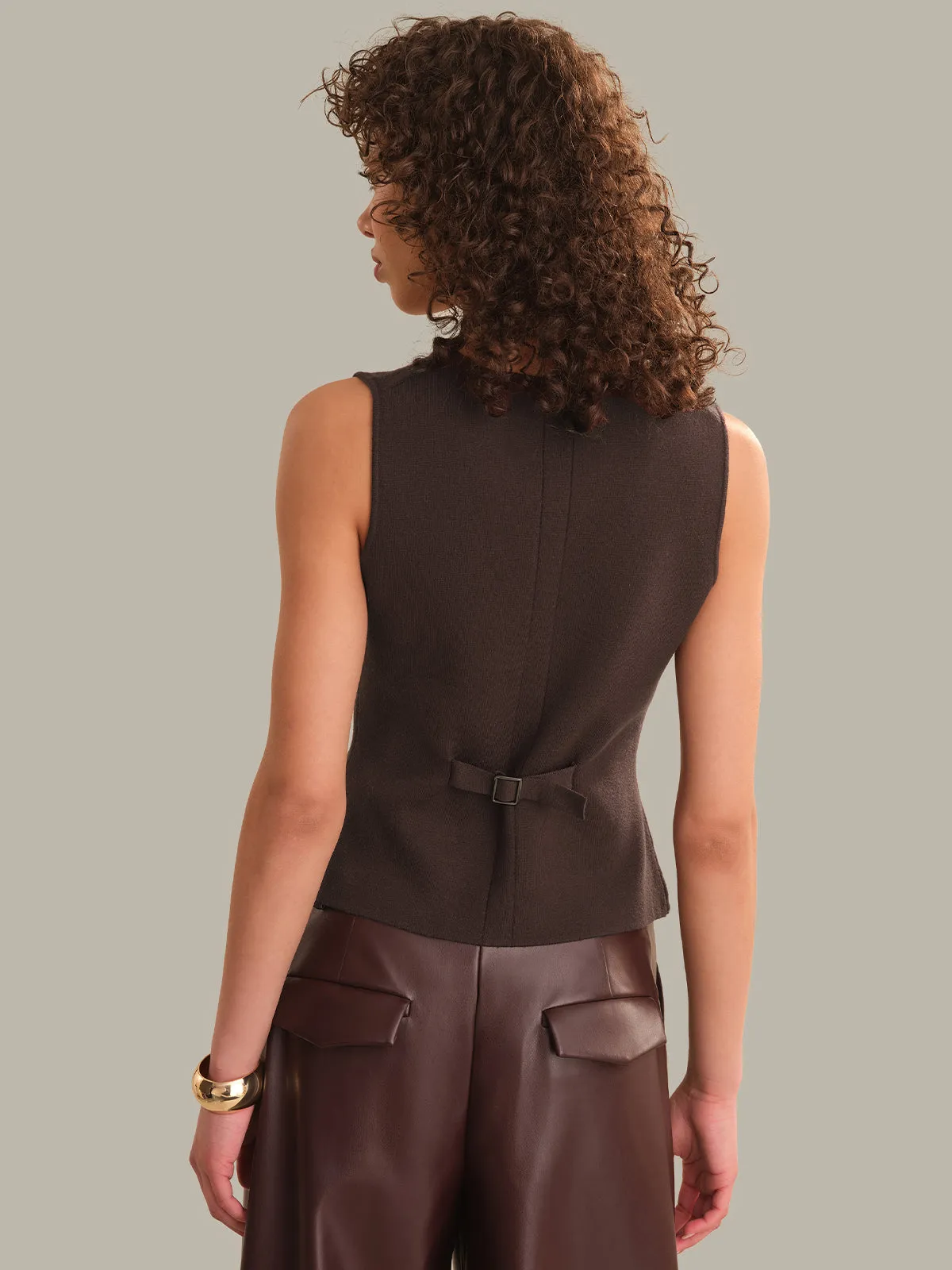 Tinsley Tailored Button Sweater Vest sold by 525 America product image thumbnail 3