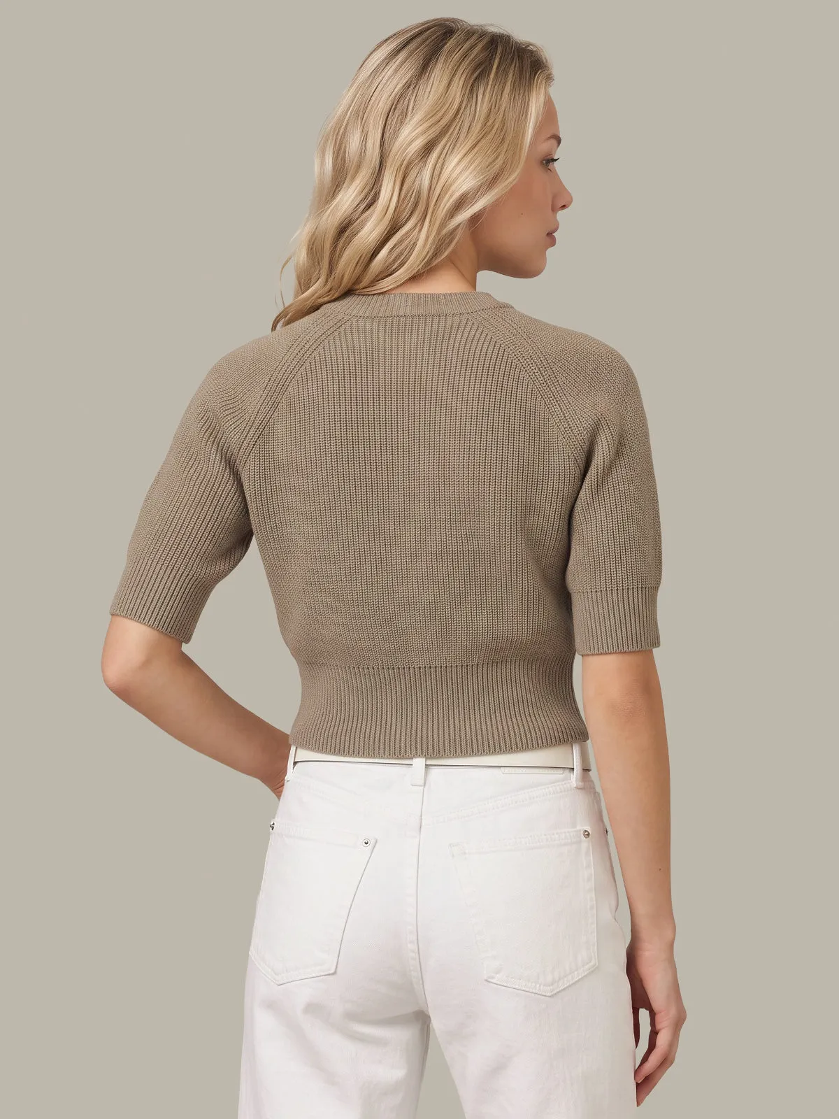 Cornelia Rib Crew Pullover sold by 525 America product image thumbnail 3