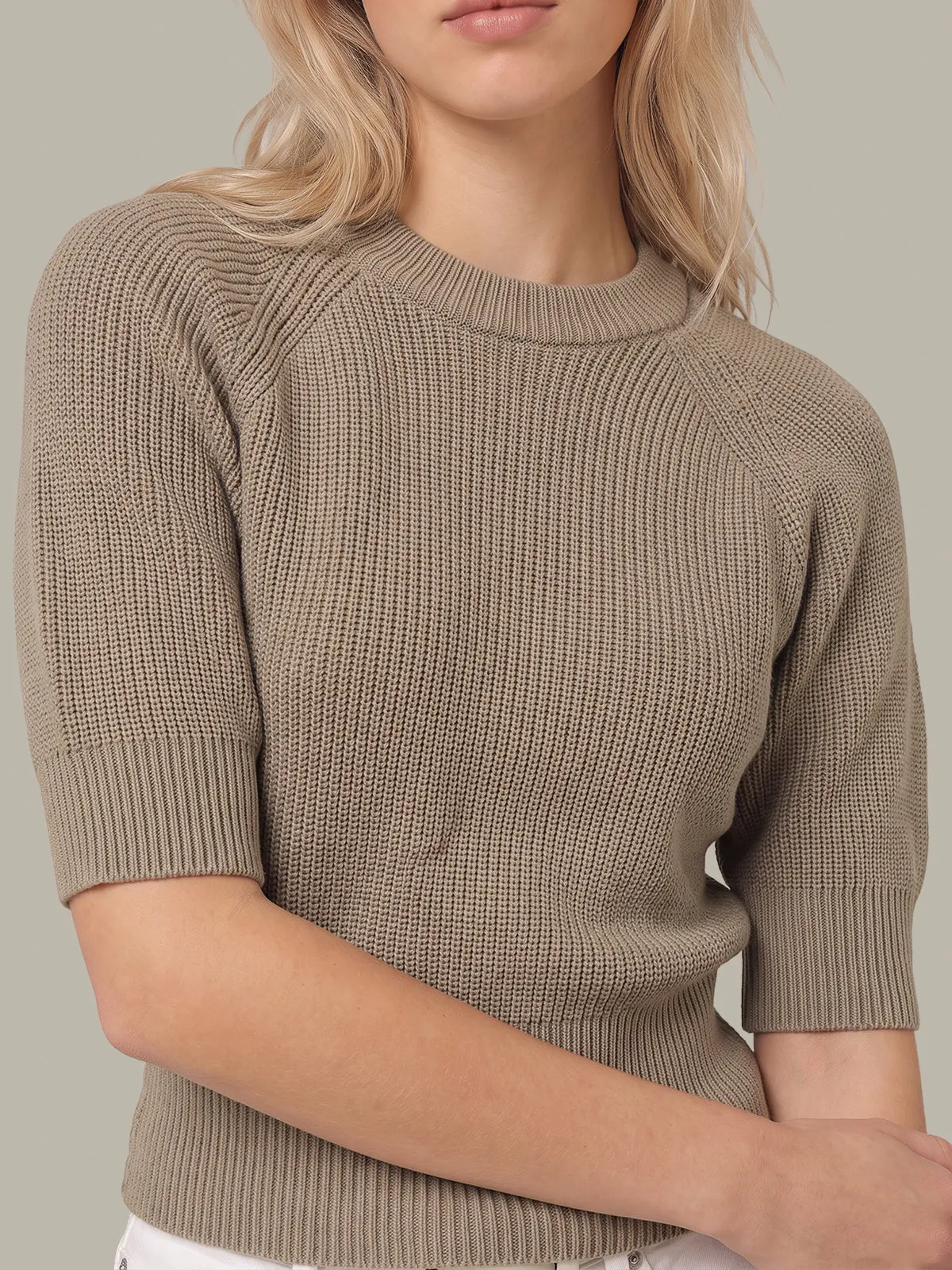 Cornelia Rib Crew Pullover sold by 525 America product image thumbnail 4