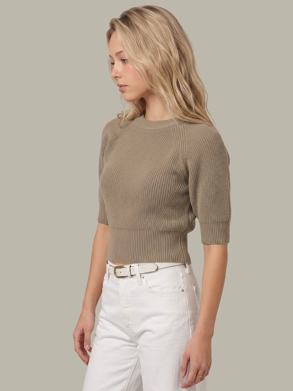 Cornelia Rib Crew Pullover sold by 525 America product image thumbnail 2