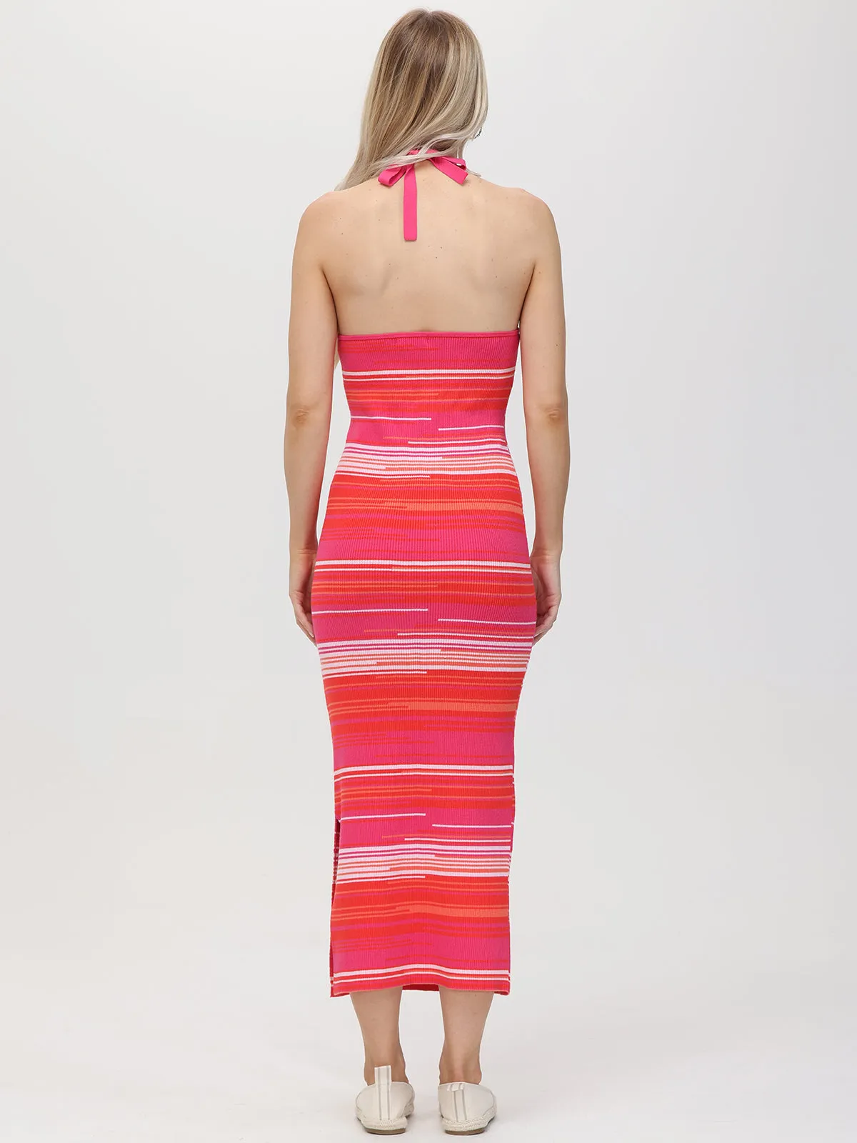 Aribella: Stripe Halter Maxi Dress sold by 525 America product image thumbnail 2