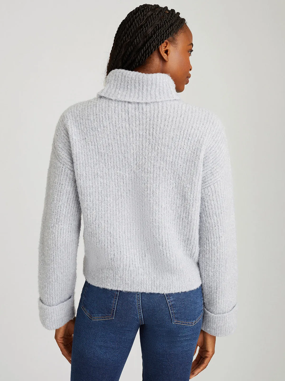 Vida: Boucle Turtleneck Pullover sold by 525 America product image thumbnail 2