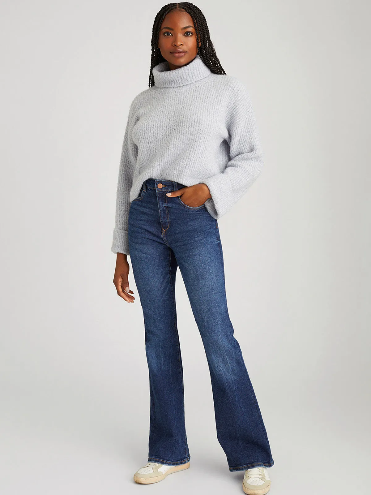 Vida: Boucle Turtleneck Pullover sold by 525 America product image thumbnail 5