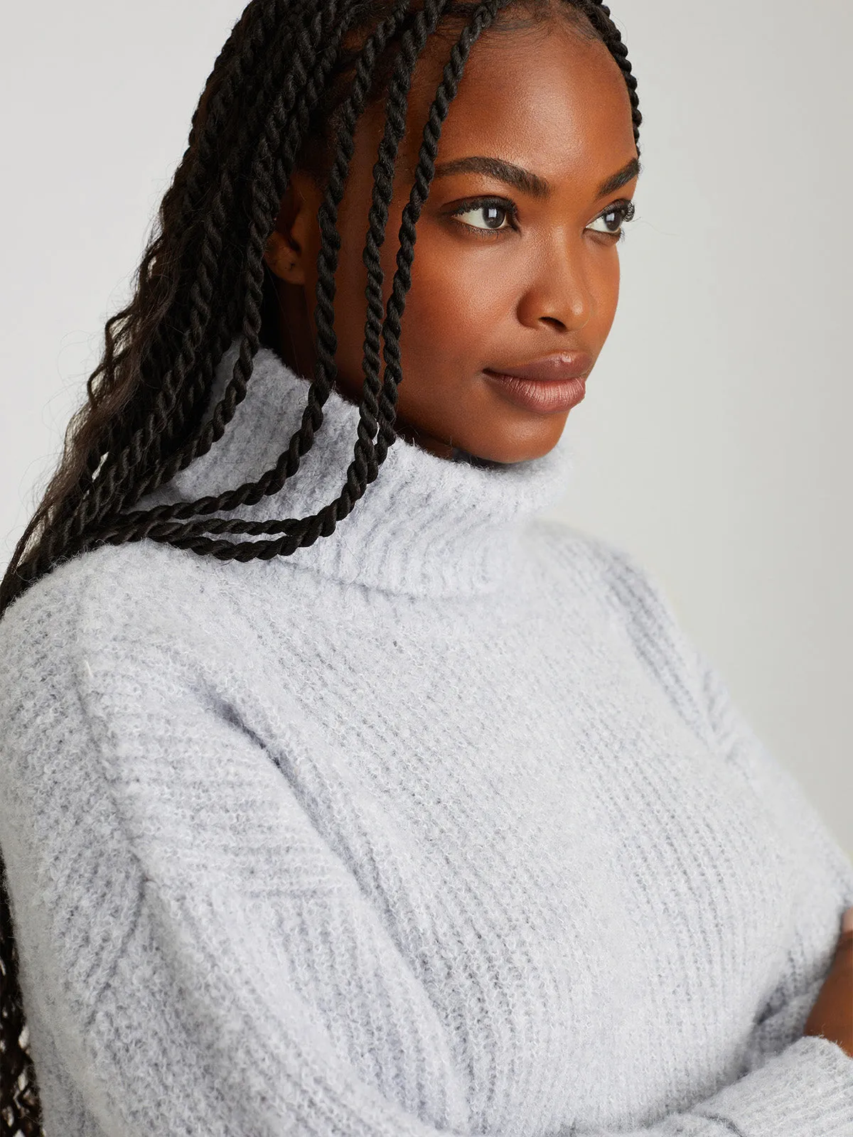 Vida: Boucle Turtleneck Pullover sold by 525 America product image thumbnail 4