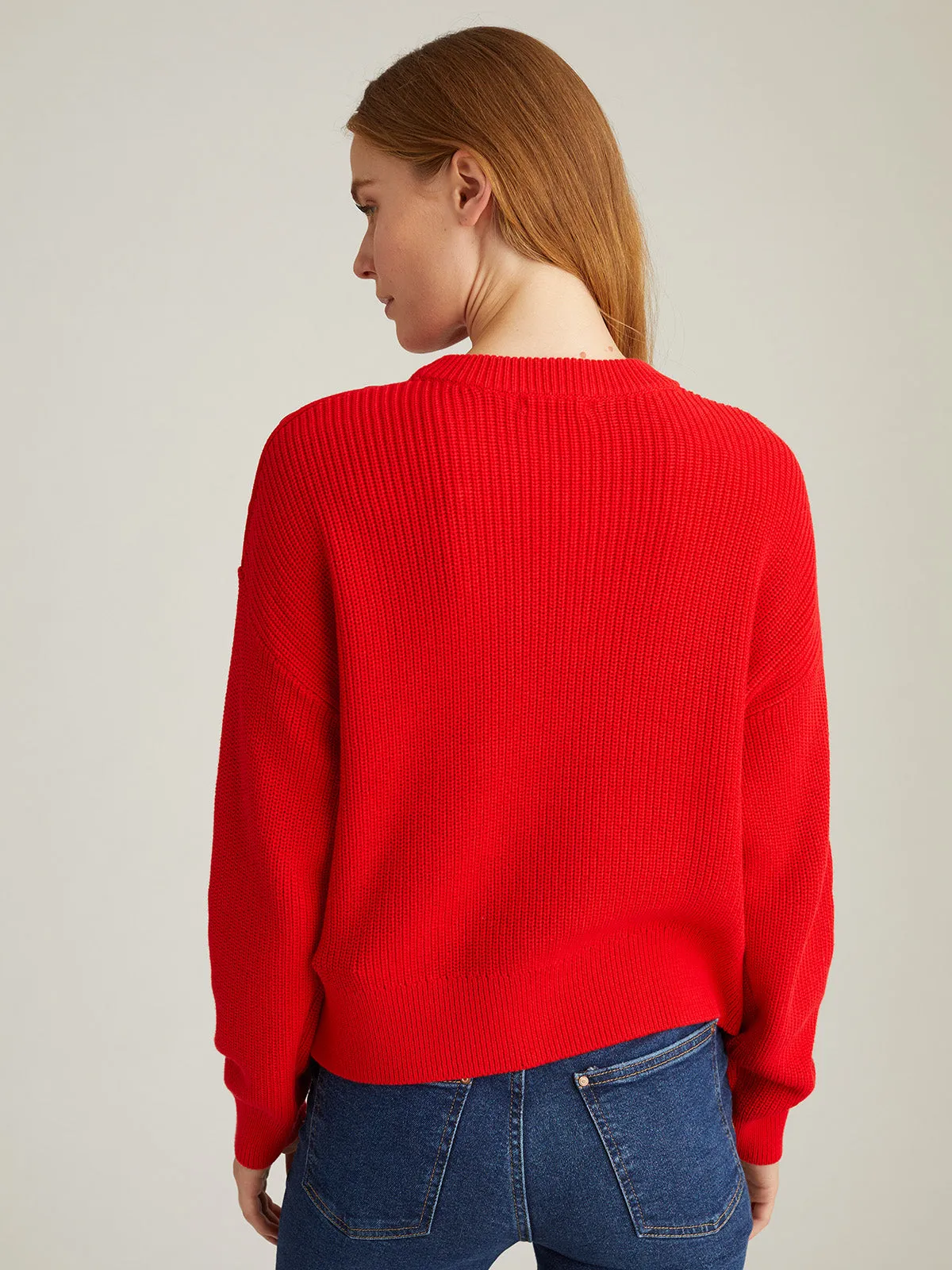 Ida: Button Shoulder Pullover sold by 525 America product image thumbnail 3