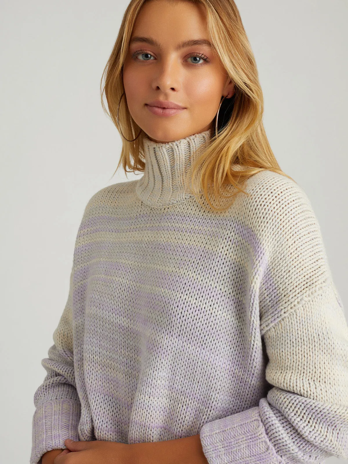 Blair: Ombre Mockneck Pullover sold by 525 America product image thumbnail 5