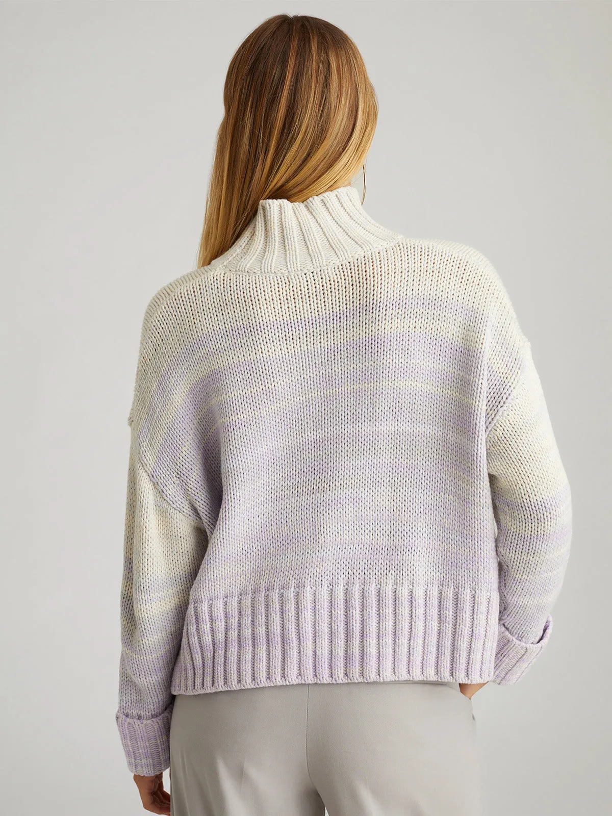 Blair: Ombre Mockneck Pullover sold by 525 America product image thumbnail 2