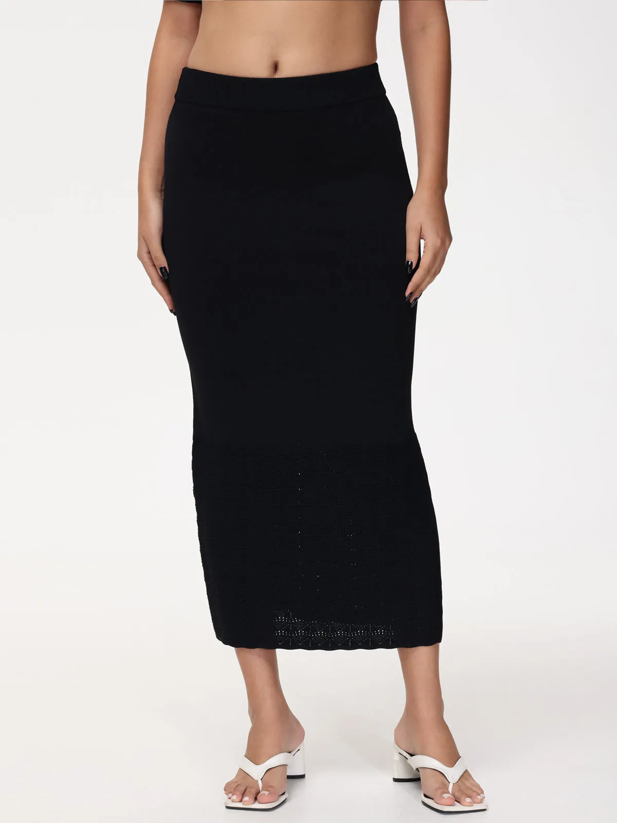 Shay: Pencil Maxi Skirt sold by 525 America product image thumbnail 2