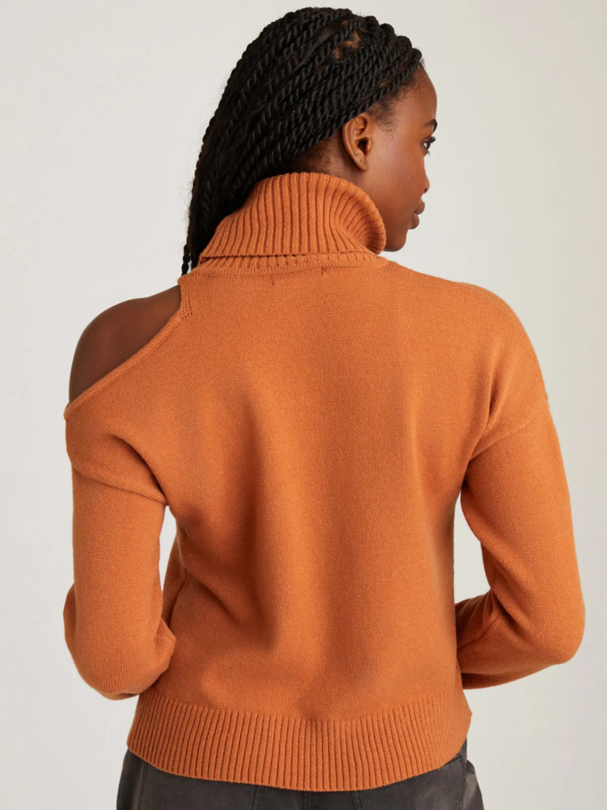 Veronica: Cutout Turtleneck Sweater sold by 525 America product image thumbnail 2