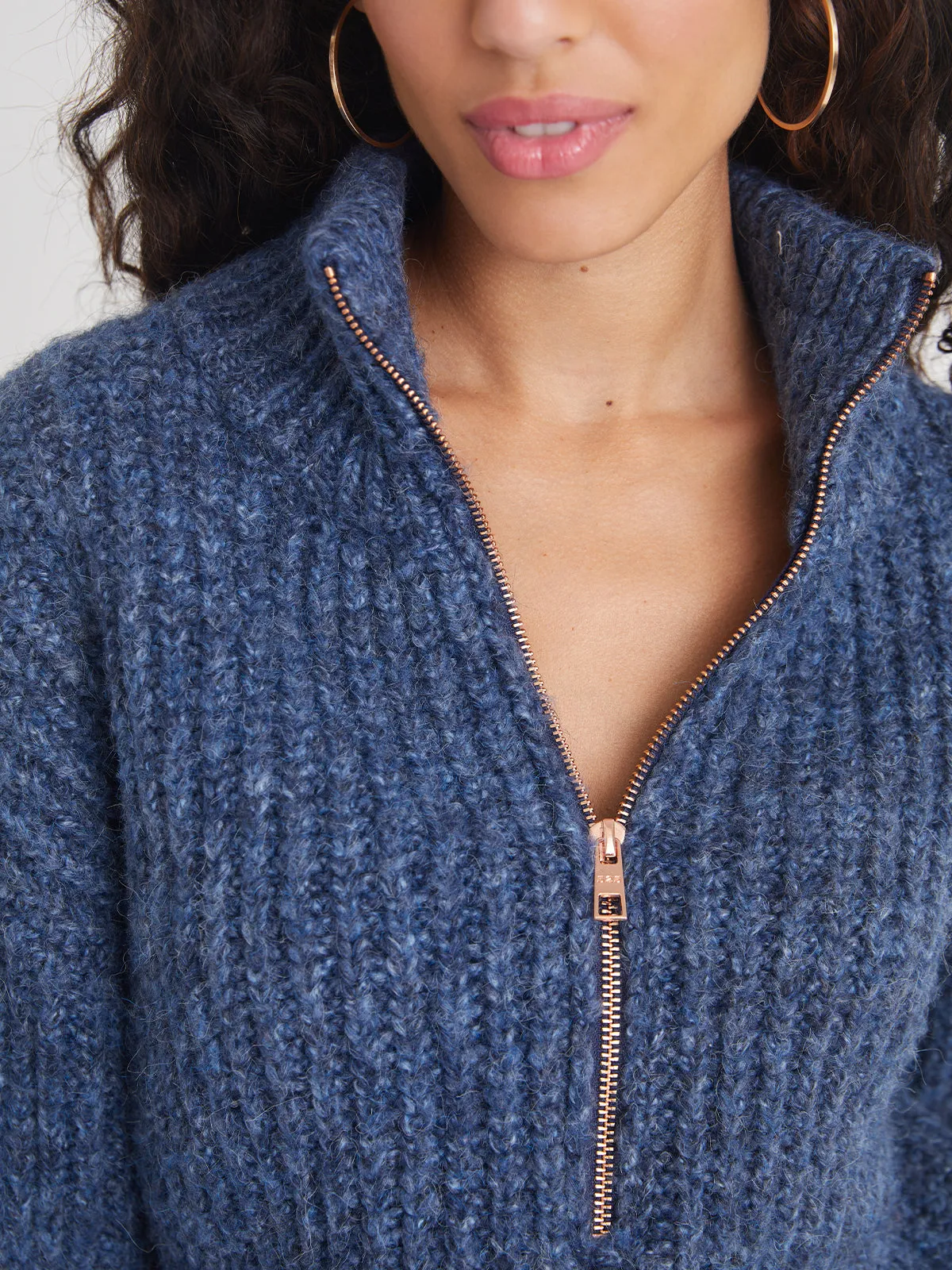 Jackie: Half- Zip Front Pullover sold by 525 America product image thumbnail 3