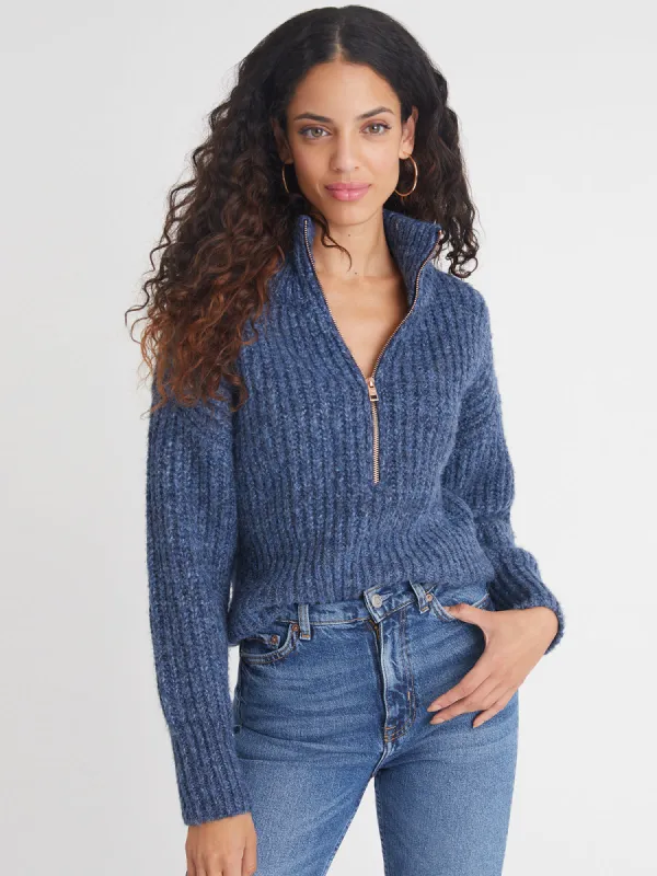 Jackie: Half- Zip Front Pullover sold by 525 America