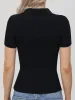 Penelope: V-Neck Polo Pullover sold by 525 America