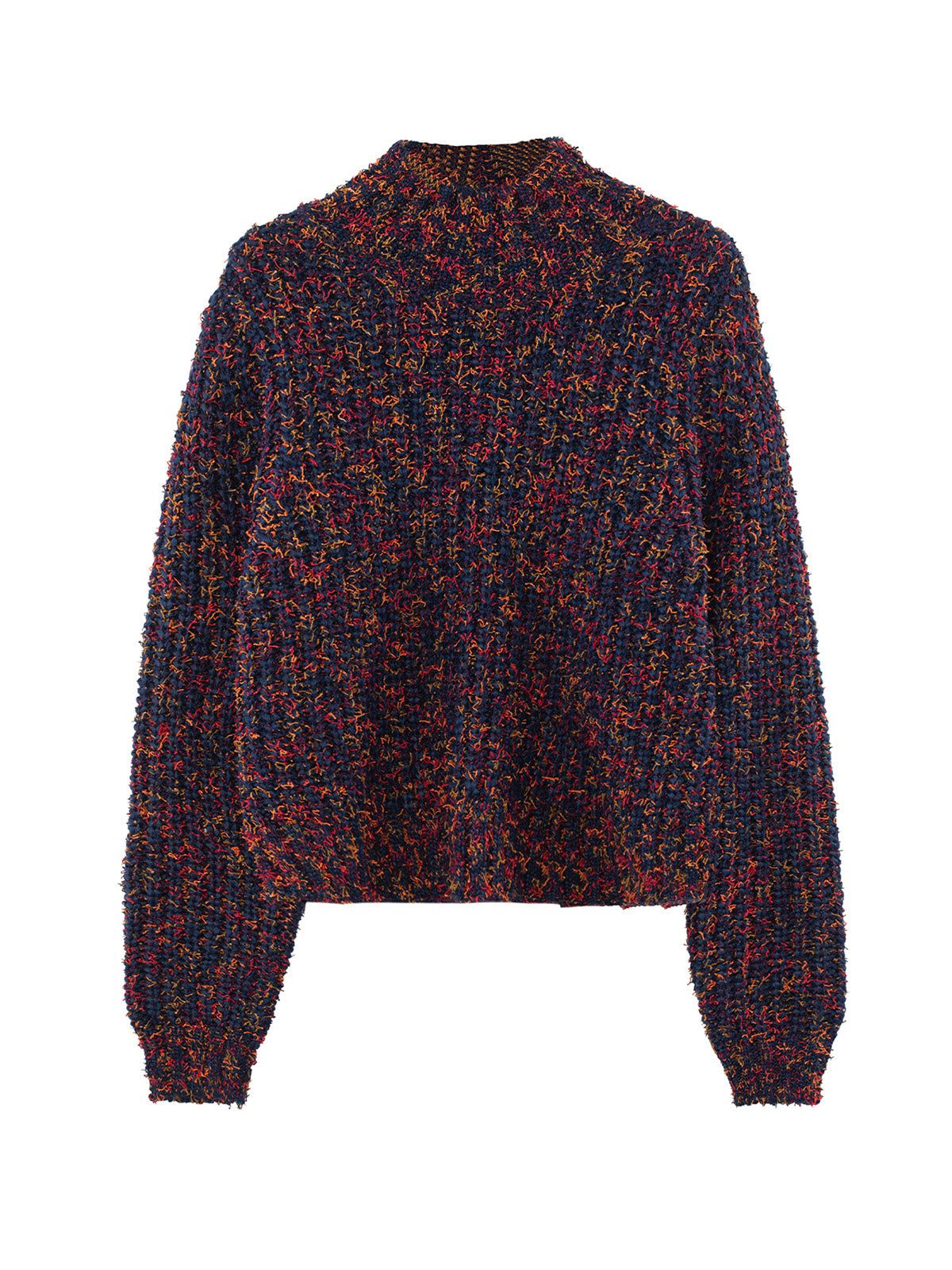 Fuzzy Mock Neck Pullover sold by 525 America product image thumbnail 3