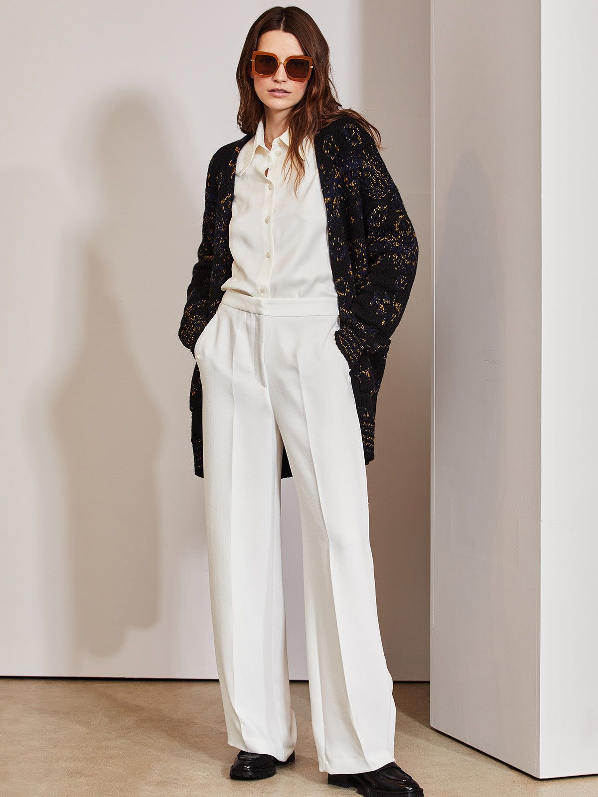 Oversized Pattern Cardigan sold by 525 America product image thumbnail 2