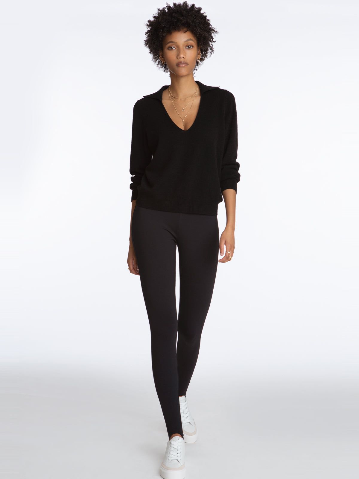 Cashmere Polo Pullover sold by 525 America product image thumbnail 6