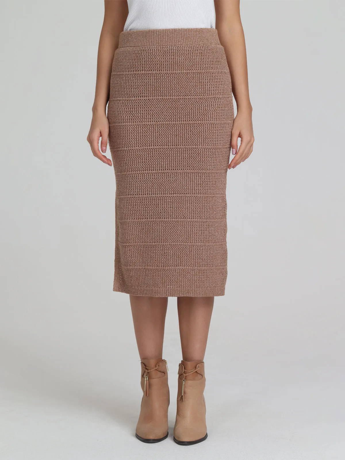 Hayley: Midi Pencil Skirt sold by 525 America product image thumbnail 2