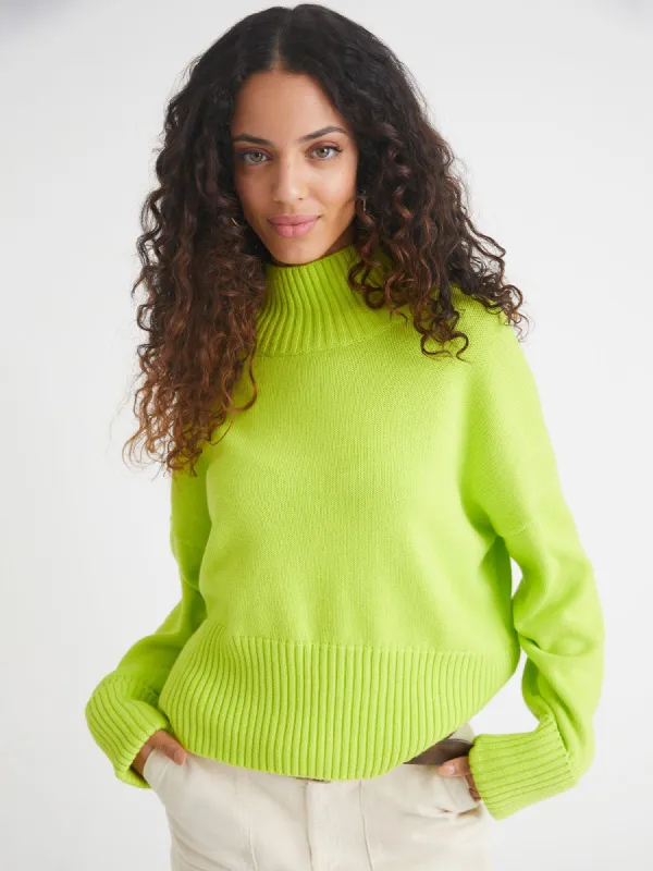 Blair: Mockneck Pullover made by 525 America