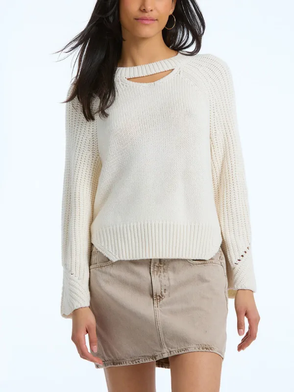 Thick & Thin Crewneck Pullover made by 525 America