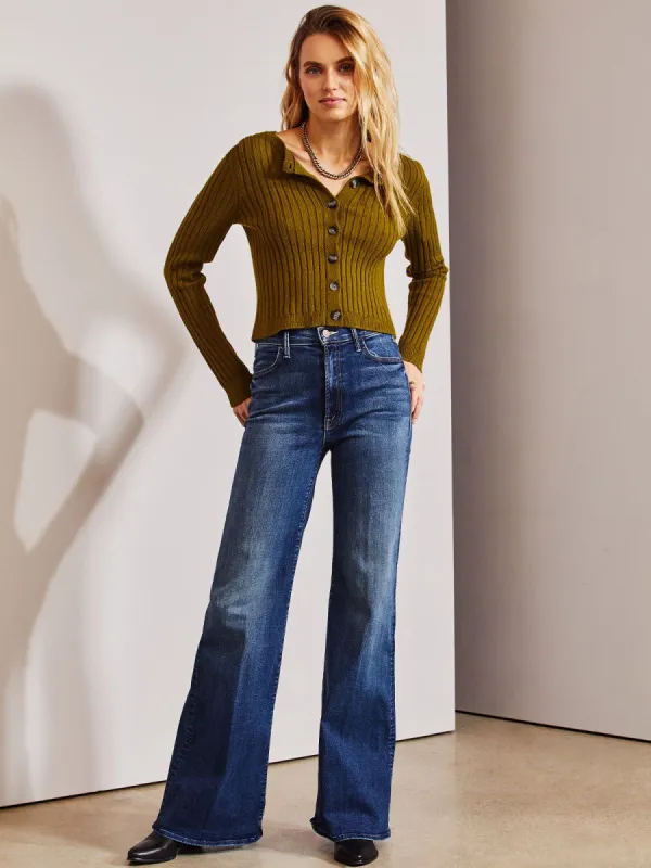 Rib Button Down Cardigan sold by 525 America