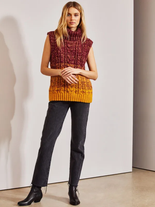 Cozy Ombre Cable Vest sold by 525 America