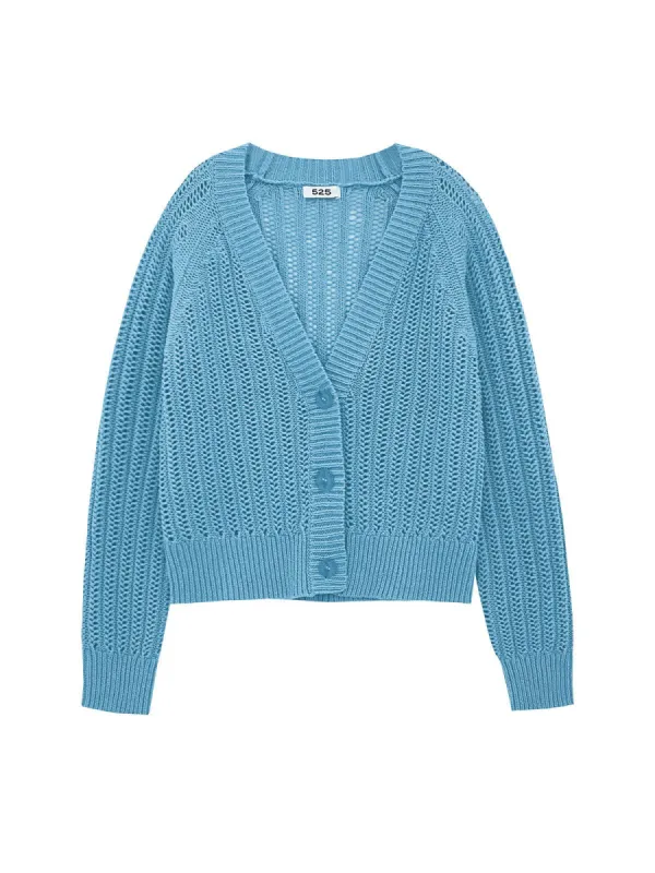 Rumi: Crochet Cardigan sold by 525 America