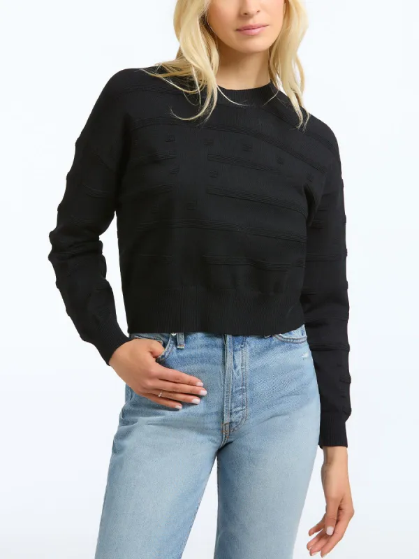 Tonal Jacquard Pullover made by 525 America