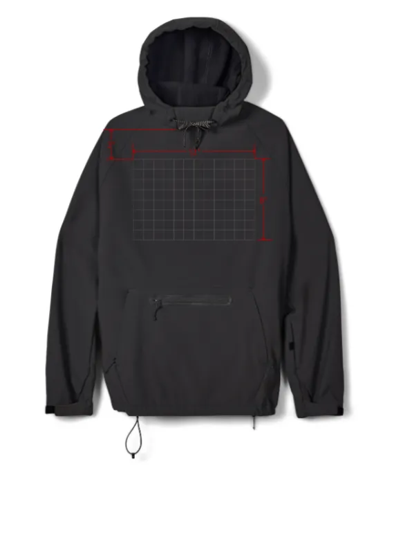 Custom Waterproof Hoody - Black sold by 686
