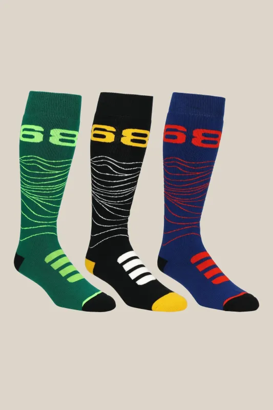 686 Men's Topo Socks - 3 Pack sold by 686