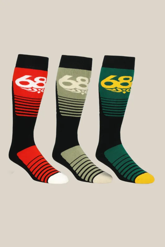 686 Men's Moto Socks - 3 Pack sold by 686