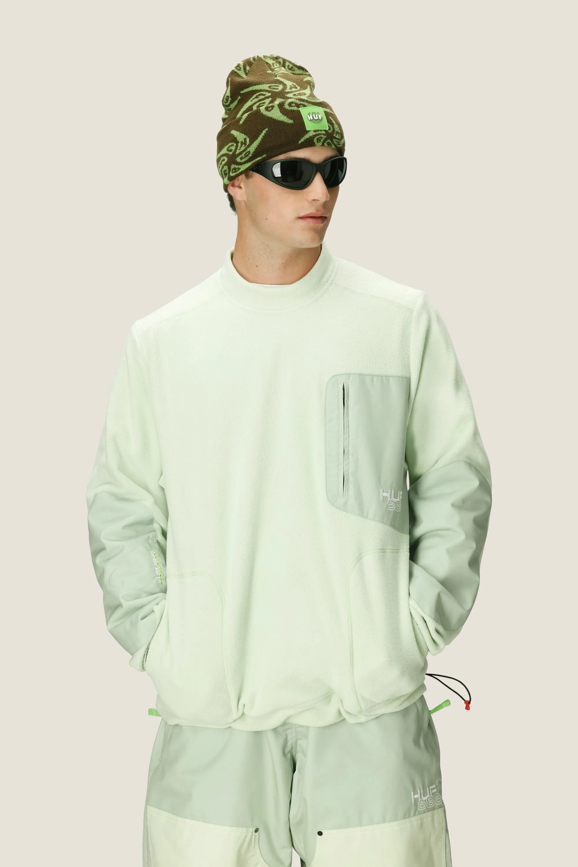 686 Men's HUF Fleece Crewneck sold by 686 product image thumbnail 3