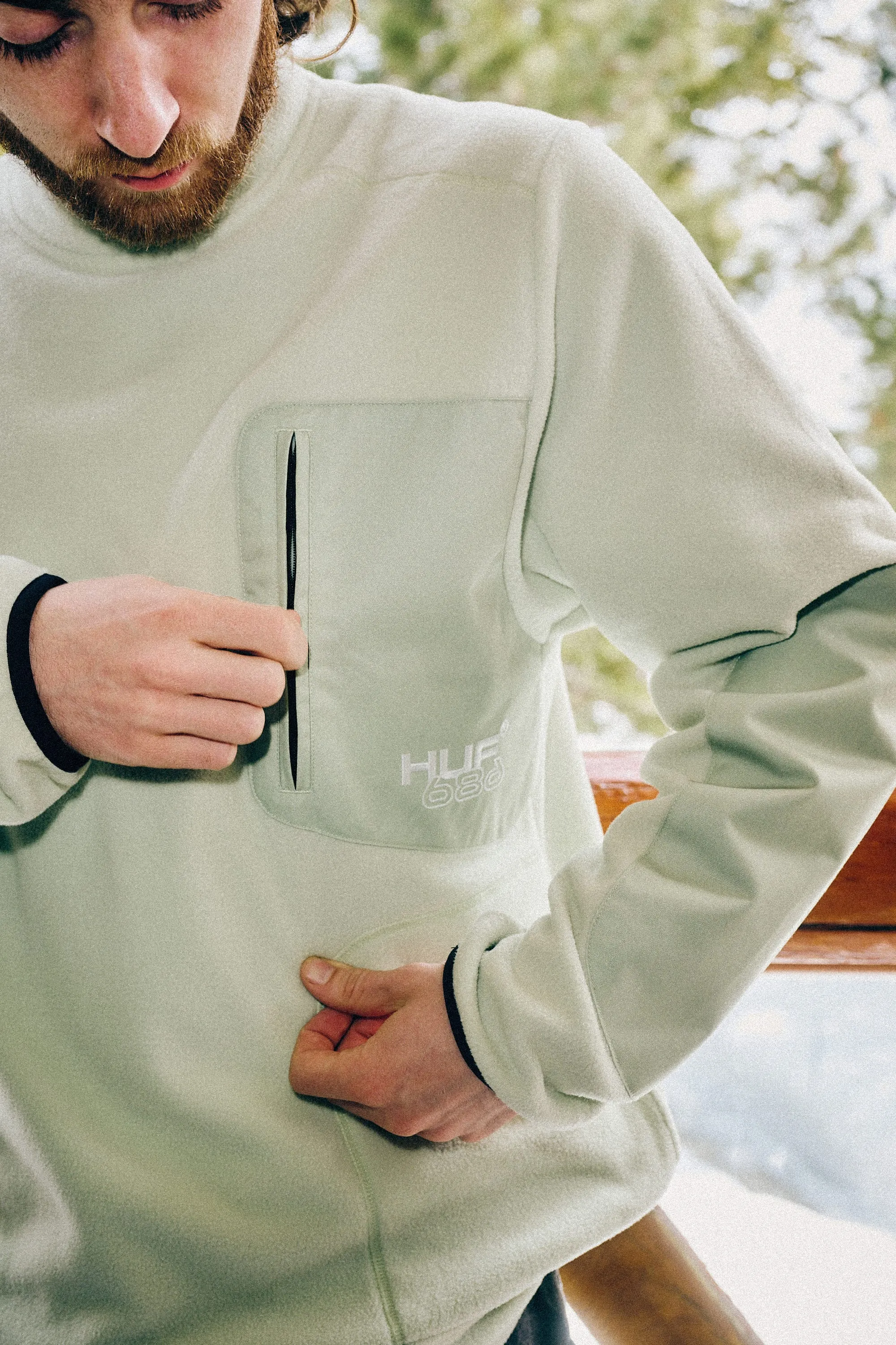 686 Men's HUF Fleece Crewneck sold by 686 product image thumbnail 2