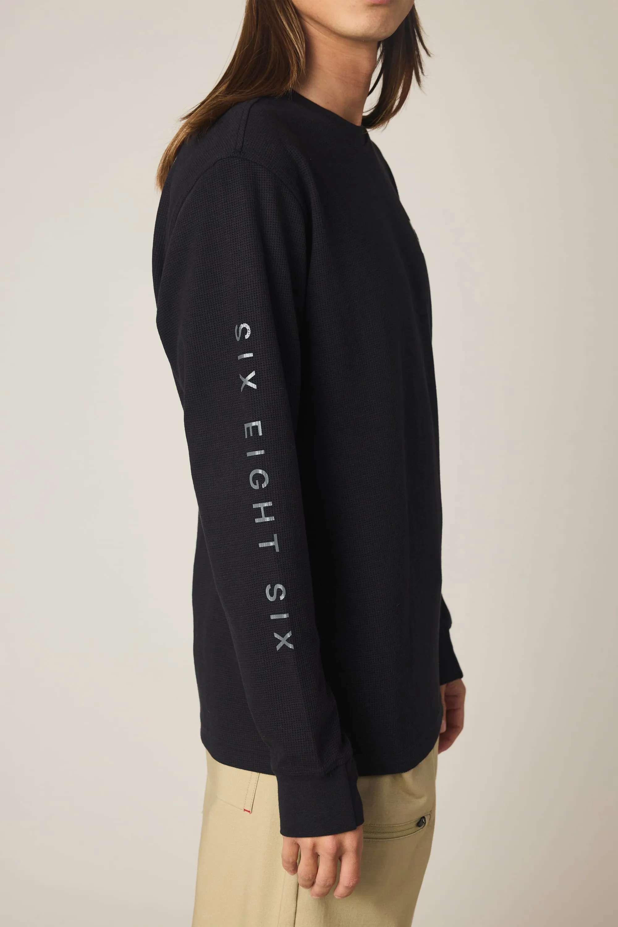 686 Men's Let's Chill Waffle LS Crew sold by 686 product image thumbnail 4