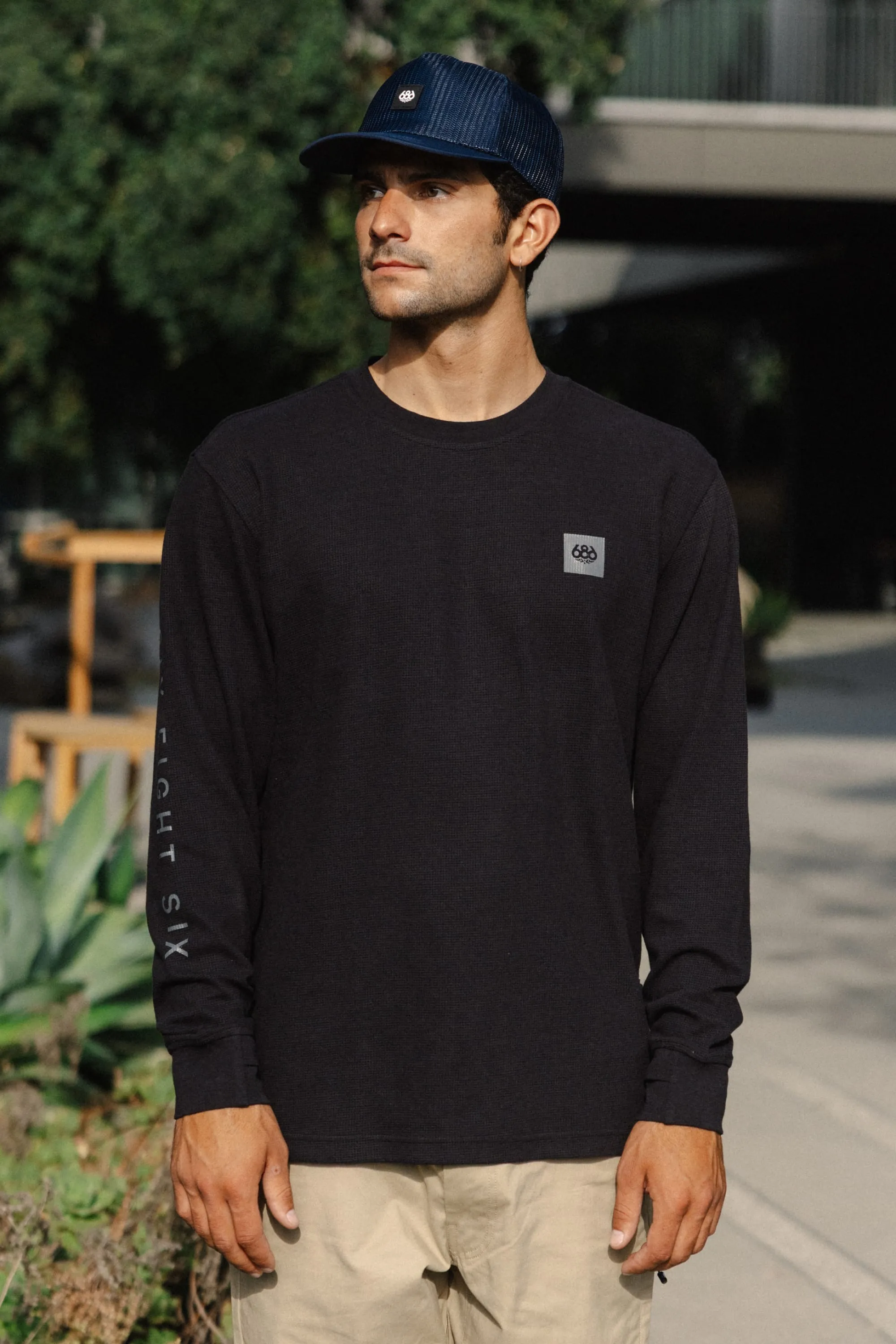 686 Men's Let's Chill Waffle LS Crew sold by 686