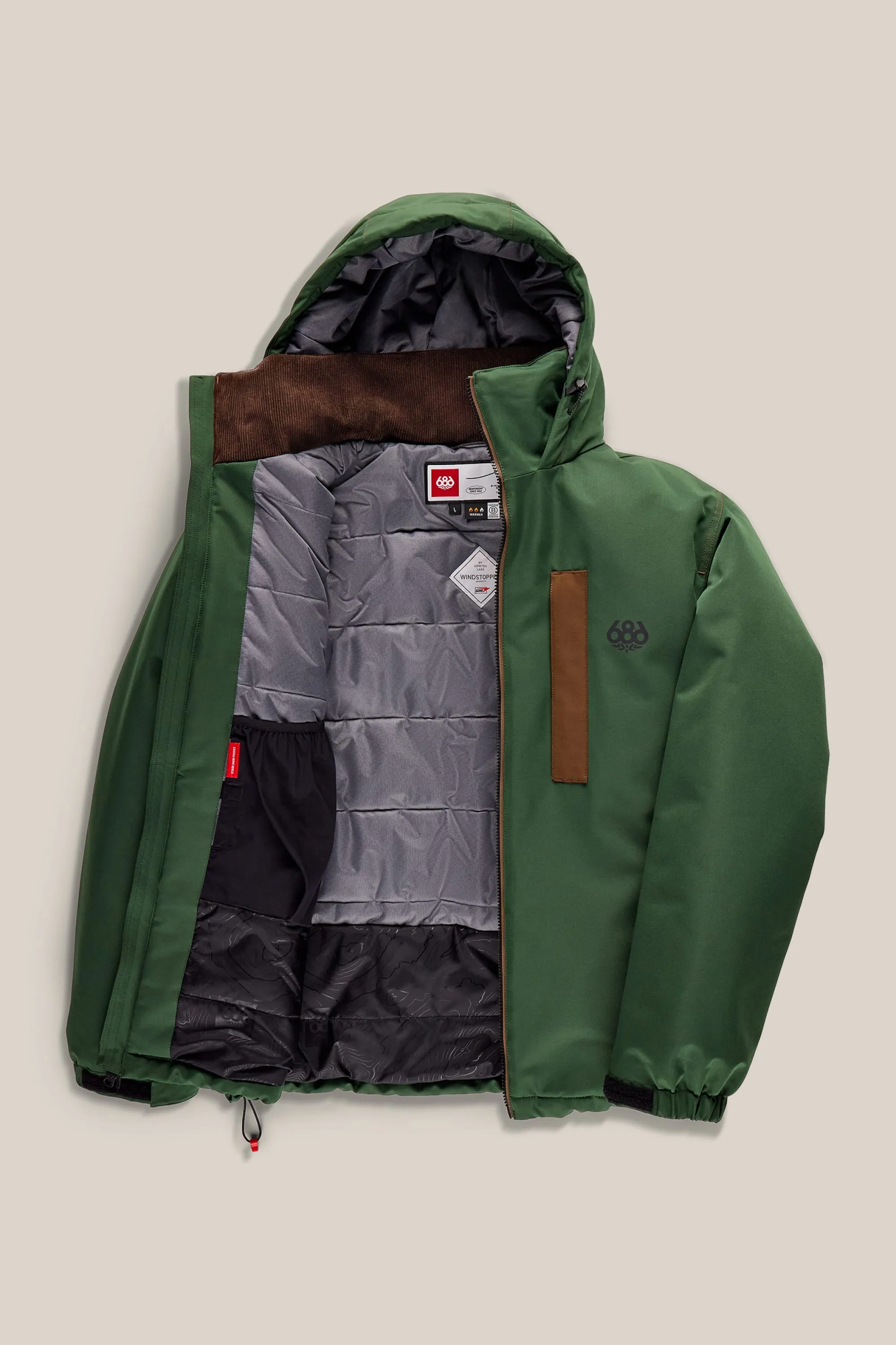 686 Men's WINDSTOPPER® Guideline Insulated Jacket by GORE-TEX® LABS sold by 686 product image thumbnail 3