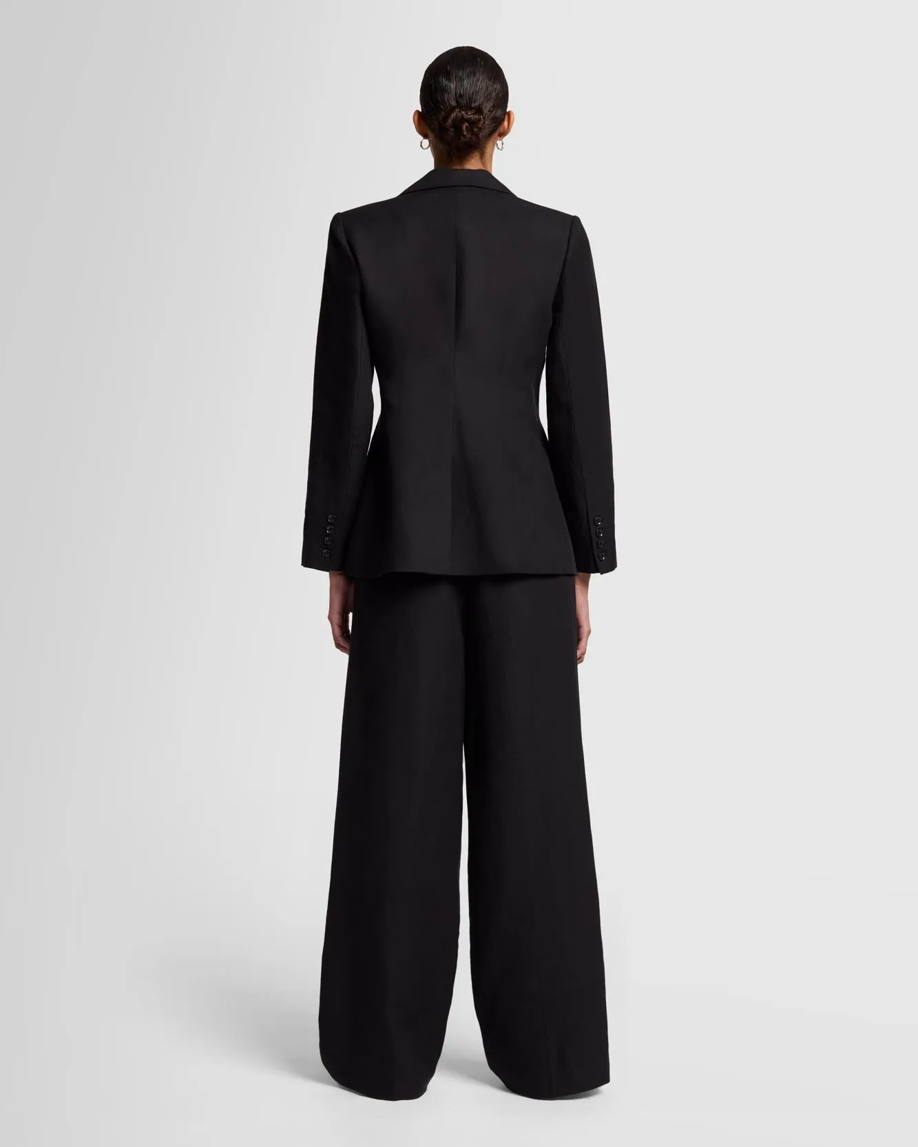 Linen Blend Blazer in Black sold by 7 For All Mankind product image thumbnail 3